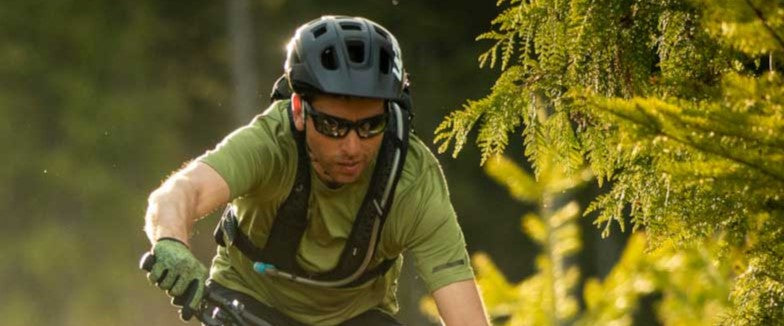 Ciclista de mtb